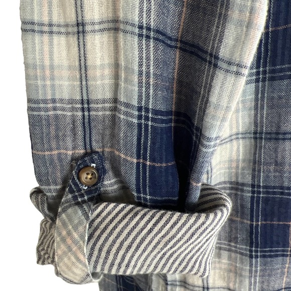 J. Jill Denim Plaid Shirt, Medium - Picture 5 of 8